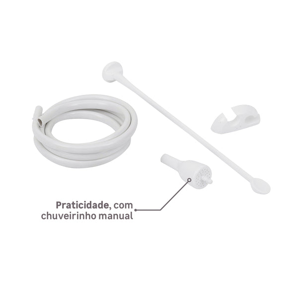 Chuveiro Elétrico Multitemperatura 6400w Branco Redondo Top Jet