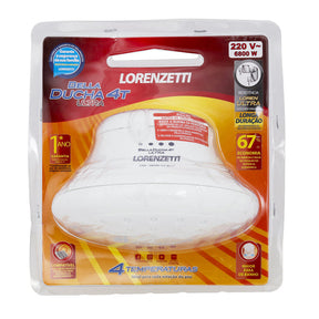 Chuveiro Elétrico 6800w Branco Redondo Bella Ducha