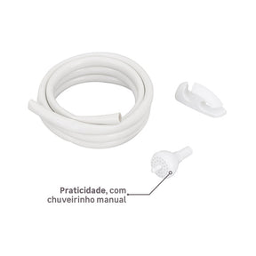 Chuveiro Elétrico 6800w Branco Redondo Bella Ducha
