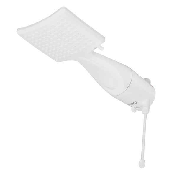 Chuveiro Elétrico 6800w Branco Quadrado Loren Shower