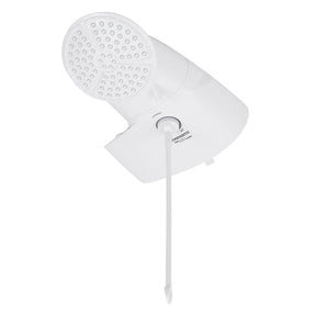 Chuveiro Elétrico Eletrônico 7500w Branco Redondo com Pressurizador Top Jet